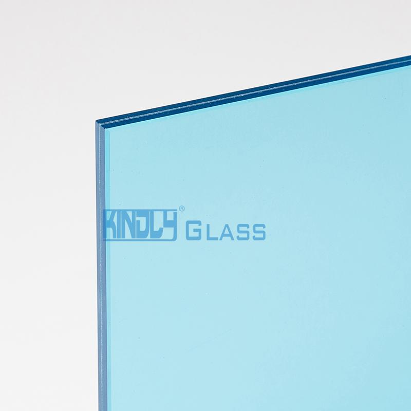 Ocean Blue PVB Clear Laminated Glass